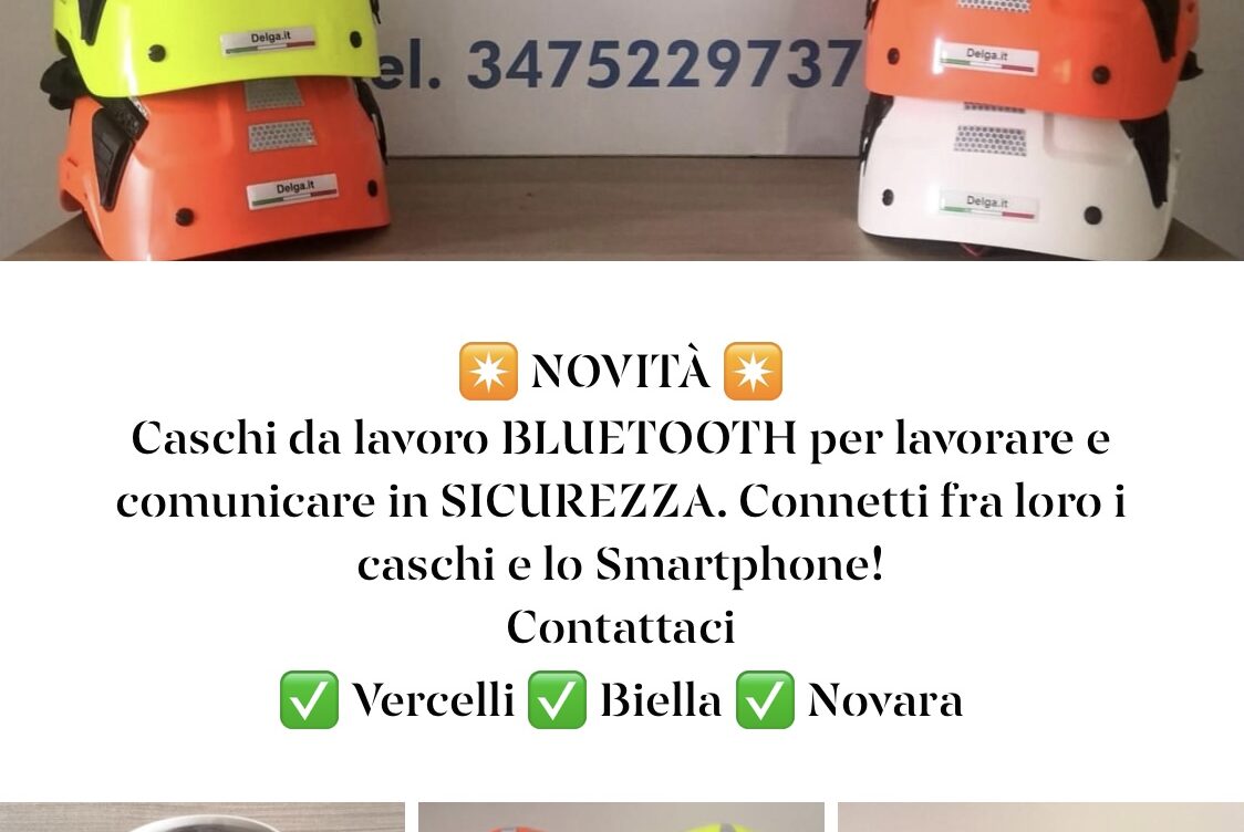 Caschi da lavoro BLUETOOTH